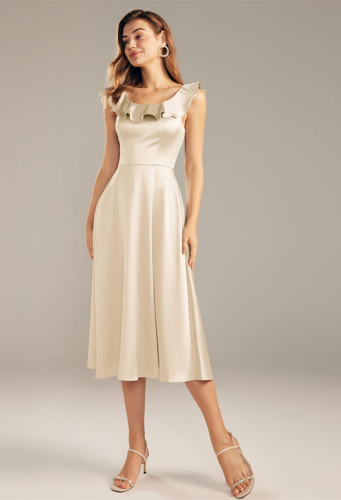 AW Elvira Champagne  Plus Size Dresses
